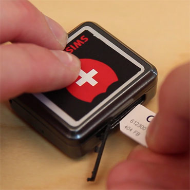 SIM Karte einschieben